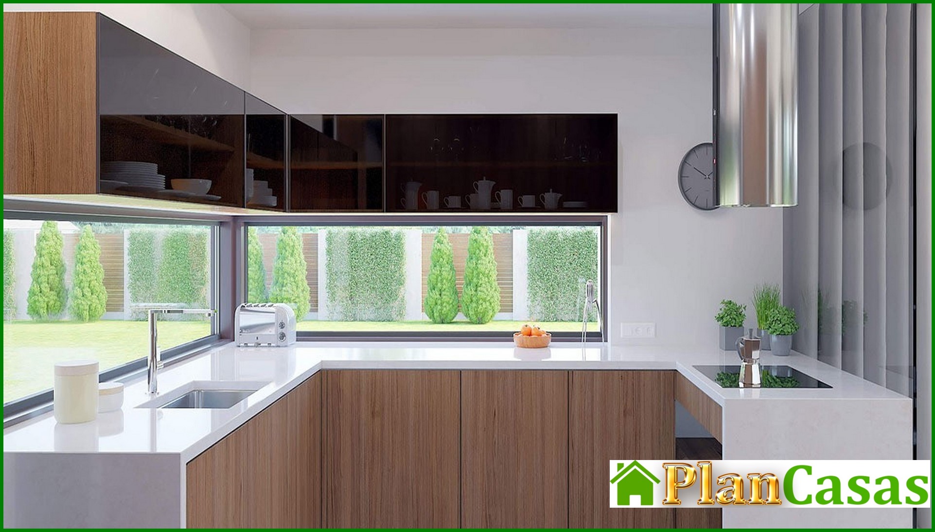 Galería de visualizaciones - Edificio residencial de dos plantas con amplias verandas