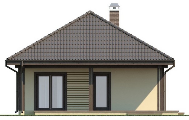 Galería de visualizaciones - Proyecto de casa compacta con terraza