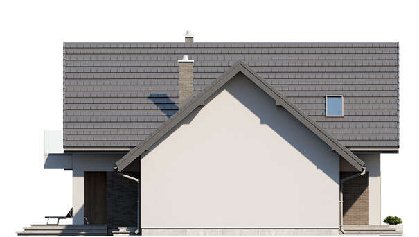 Visualization gallery - Project of a modern house with an attic