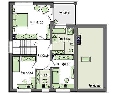 Galería de visualizaciones - Proyecto de una casa luminosa de estilo mediterráneo