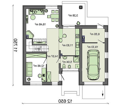 Galería de visualizaciones - Proyecto de una casa luminosa de estilo mediterráneo