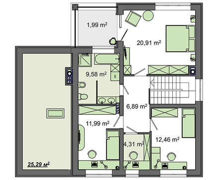 Galería de visualizaciones - Proyecto de una casa luminosa de estilo mediterráneo