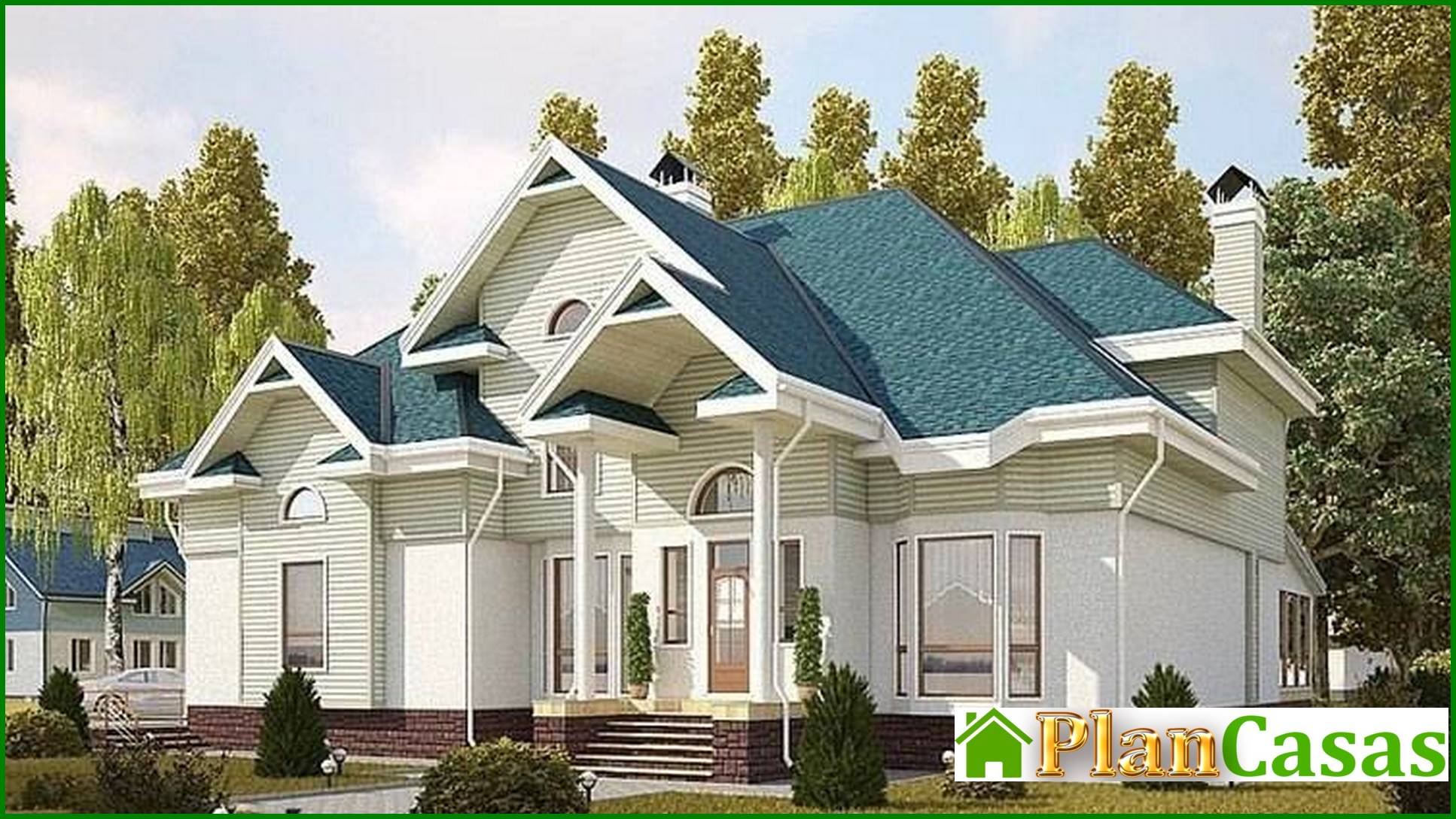 Galería de visualizaciones - Proyecto de una enorme mansión elegante