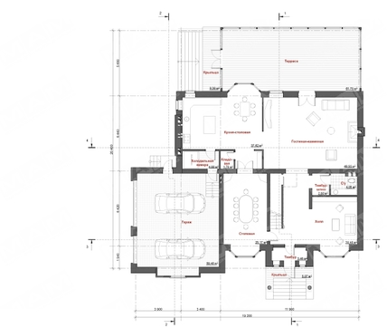 Galería de visualizaciones - Proyecto de una enorme mansión elegante