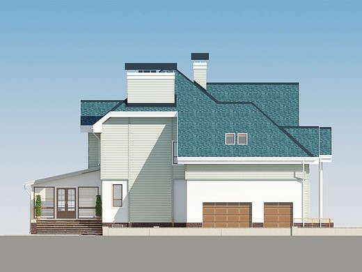 Galería de visualizaciones - Proyecto de una enorme mansión elegante