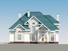 Galería de visualizaciones - Proyecto de una enorme mansión elegante