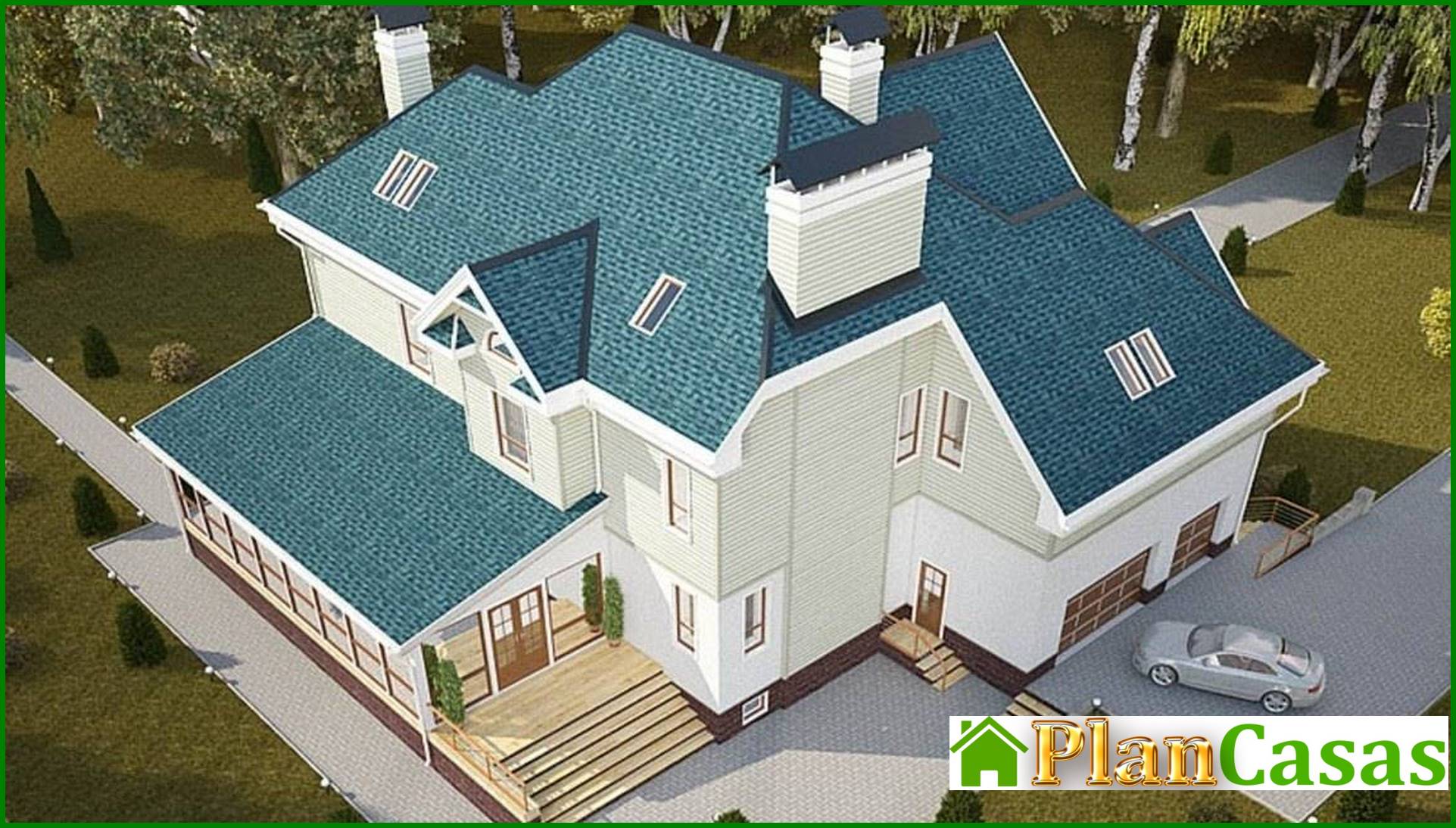 Galería de visualizaciones - Proyecto de una enorme mansión elegante