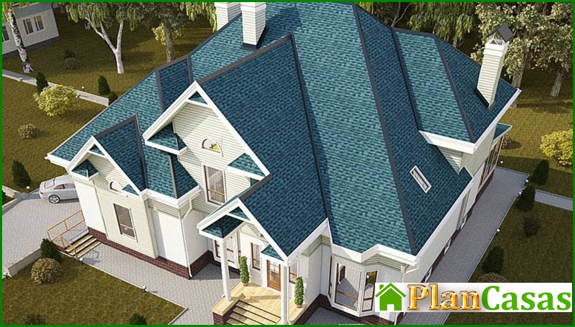 Galería de visualizaciones - Proyecto de una enorme mansión elegante