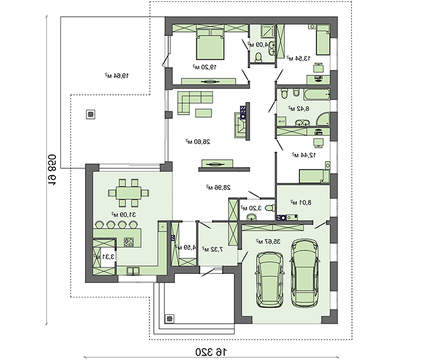 Galería de visualizaciones - Proyecto de una casa moderna