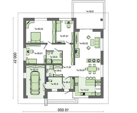 Visualization gallery - German-style cottage project