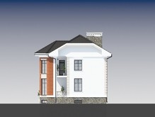 Visualization gallery - Beautiful bright rural two-story mansion