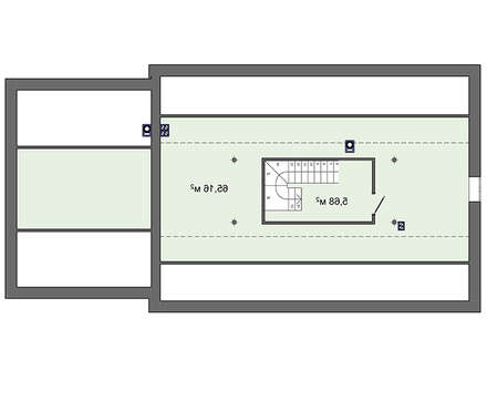 Galería de visualizaciones - Proyecto de casa de una planta con garaje para dos coches