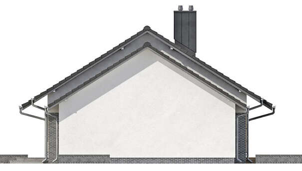 Galería de visualizaciones - Proyecto de casa de una planta con garaje para dos coches