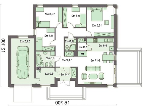 Galería de visualizaciones - Elegante edificio de apartamentos de cuatro dormitorios
