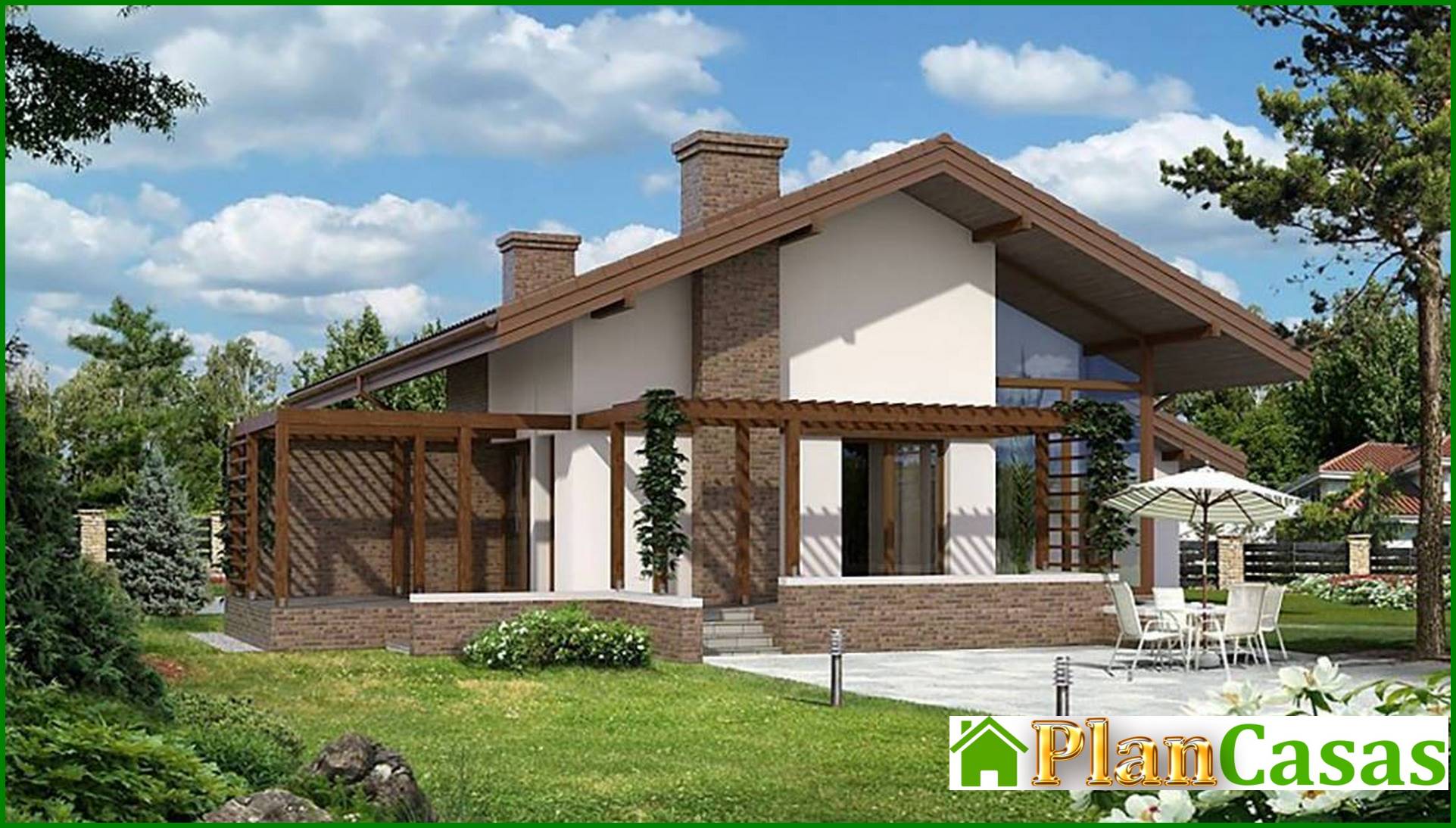 Beautiful two-story house with a chic living room