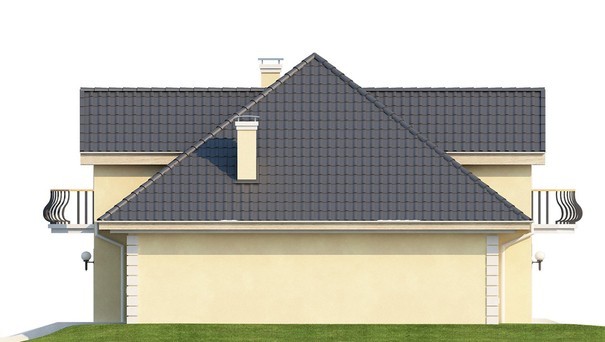 Galería de visualizaciones - Proyecto de casa clásica con ático