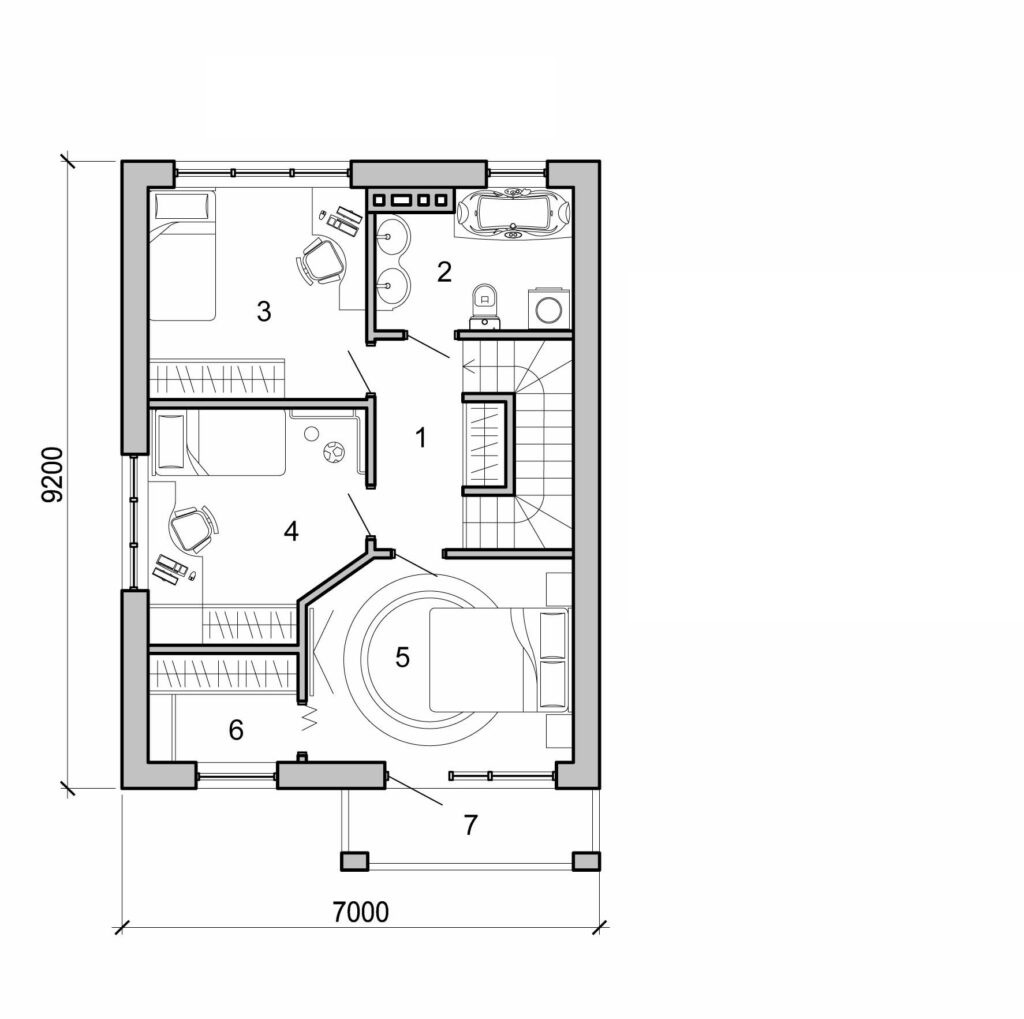 Galería de visualizaciones - Casa de dos plantas