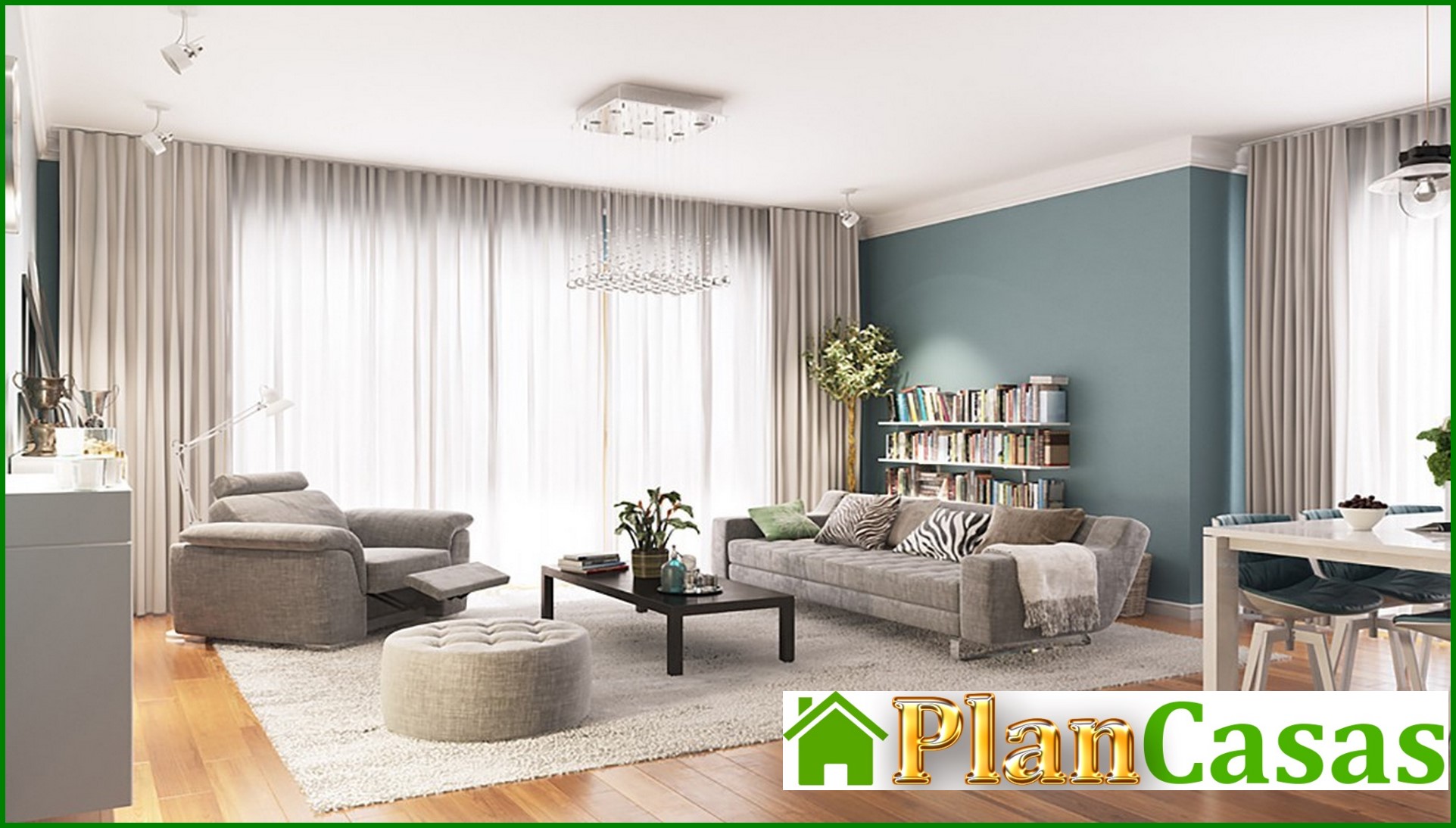 Visualization gallery - One-storey house with an open spacious terrace