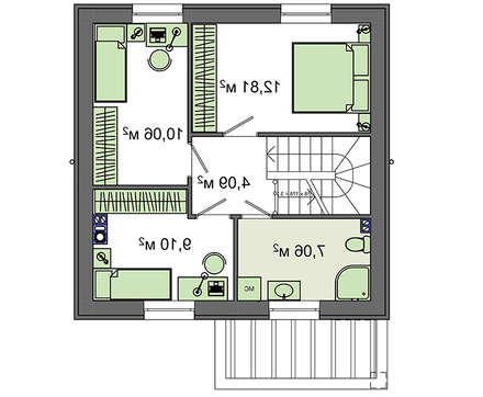 Galería de visualizaciones - Casa rural moderna de dos plantas con tres dormitorios