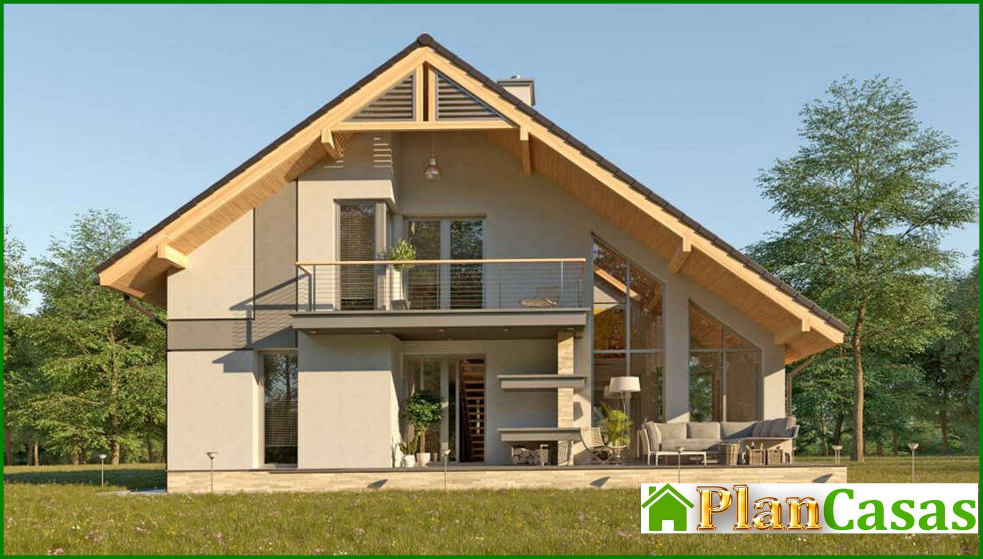 The project of a two-story cottage with a second light