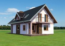 Visualization gallery - Beautiful country house with two floors and five rooms