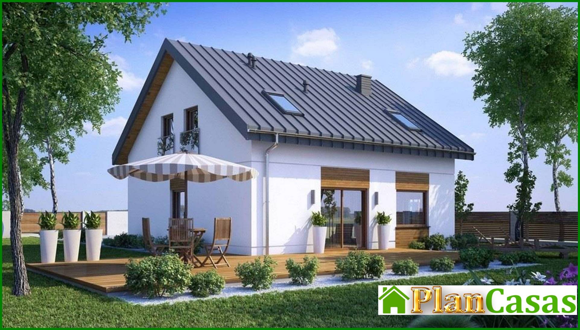 Visualization gallery - Modern apartment building with an office on the ground floor