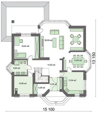 Galería de visualizaciones - Hermoso edificio de apartamentos en tonos chocolate