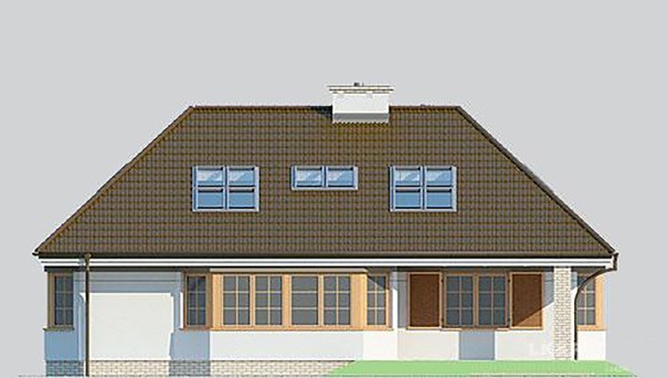 Galería de visualizaciones - Hermoso edificio de apartamentos en tonos chocolate