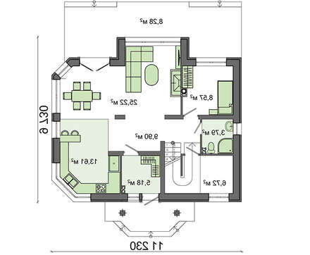 Visualization gallery - 6-Bedroom Two-Storey Cottage Project