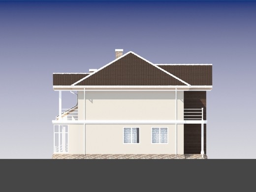 Galería de visualizaciones - Elegante e inusual mansión de dos plantas