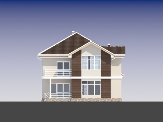 Galería de visualizaciones - Elegante e inusual mansión de dos plantas