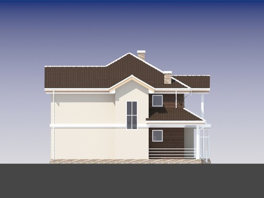 Galería de visualizaciones - Elegante e inusual mansión de dos plantas