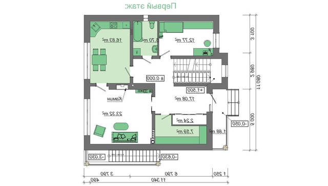 Galería de visualizaciones - Lujoso edificio de apartamentos en colores vivos