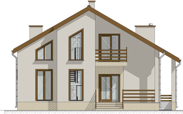 Galería de visualizaciones - Lujoso edificio de apartamentos en colores vivos