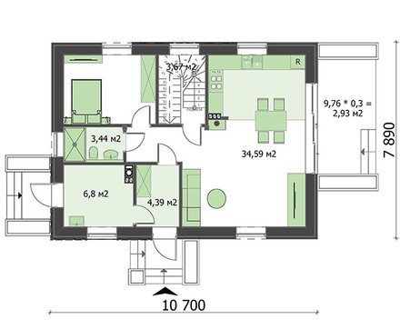 Visualization gallery - Small house with 2 floors