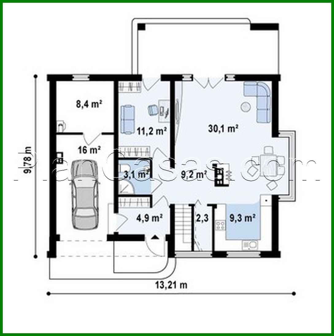 Galería de visualizaciones - Proyecto de una casa cómoda con garaje