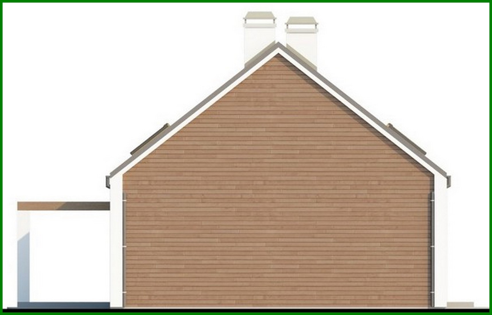 Galería de visualizaciones - Proyecto de una casa cómoda con garaje