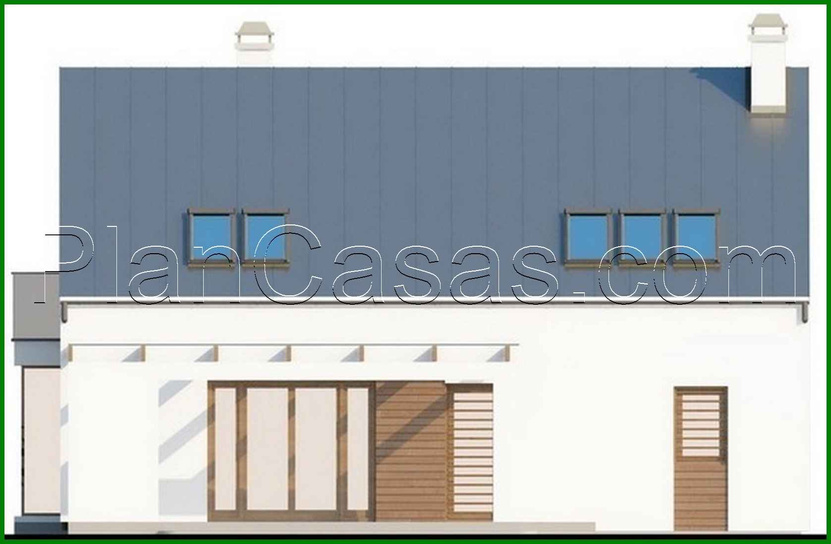 Galería de visualizaciones - Proyecto de una casa cómoda con garaje