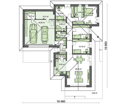 Visualization gallery - Beautiful barnhouse style house