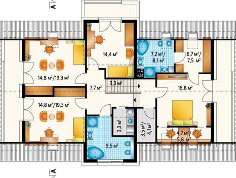 Visualization gallery - Large country high-tech villa