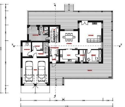 Galería de visualizaciones - Proyecto arquitectónico de casa de vacaciones moderna de dos plantas