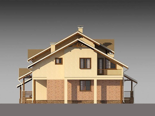 Galería de visualizaciones - Proyecto arquitectónico de una enorme casa de campo