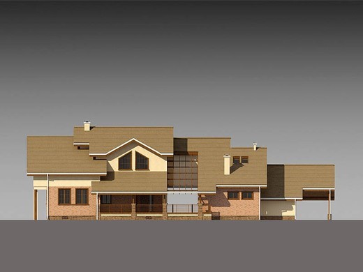 Galería de visualizaciones - Proyecto arquitectónico de una enorme casa de campo