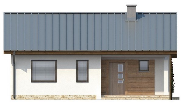 Galería de visualizaciones - Proyecto de una pequeña casa de campo de una planta