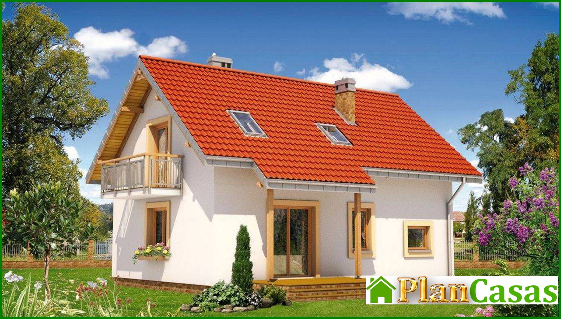 Visualization gallery - Lovely house with balconies