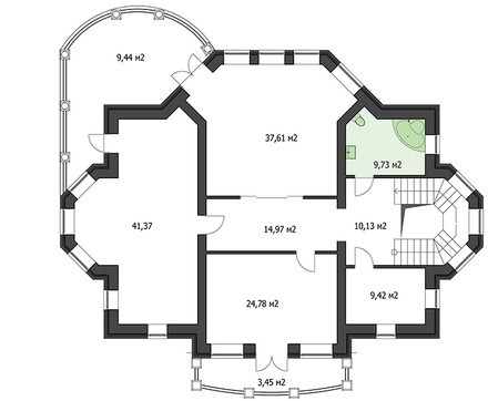 Galería de visualizaciones - Proyecto de una mansión de cuatro plantas