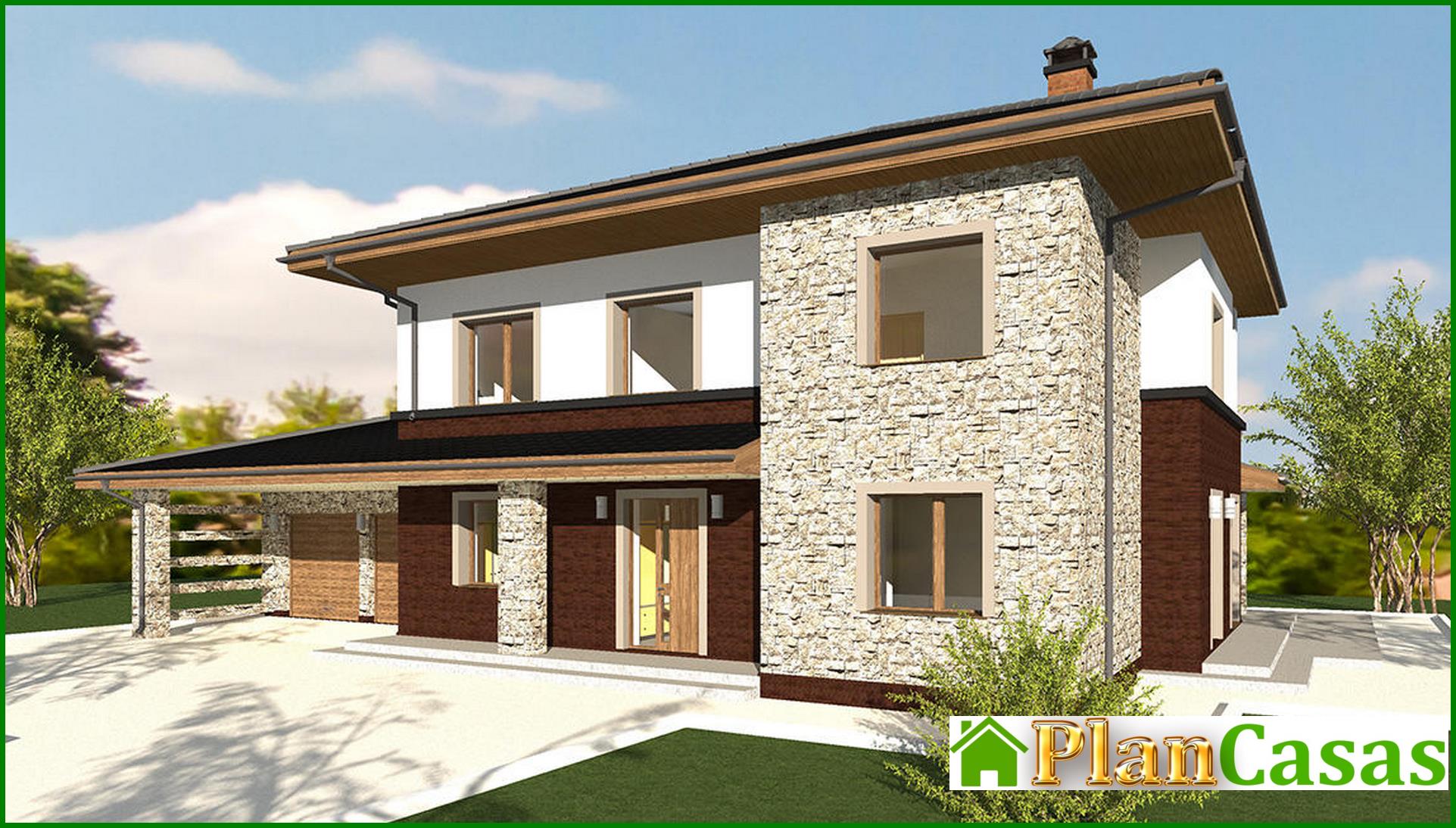 Galería de visualizaciones - Proyecto de casa tipo chalet