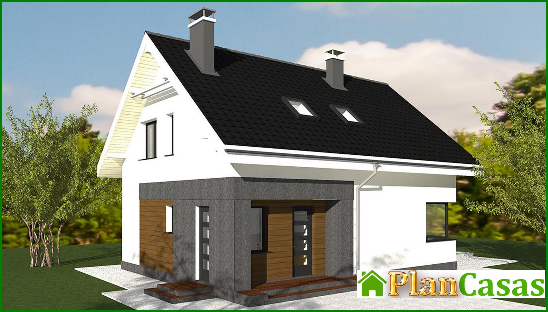 Compact two-story cottage project