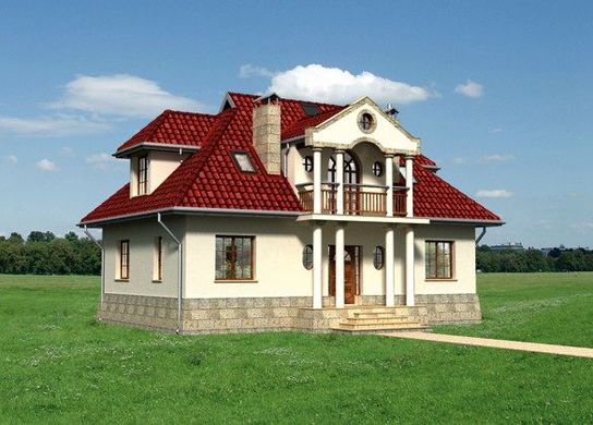 Galería de visualizaciones - Imponente edificio residencial de dos plantas