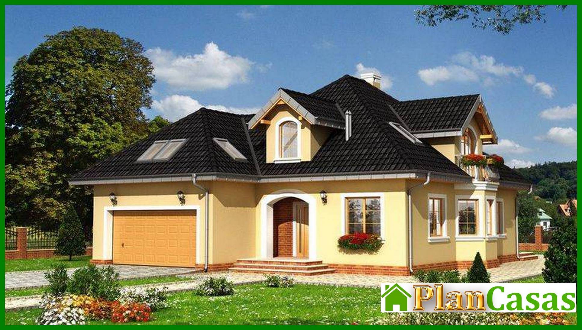 Beautiful house with attic